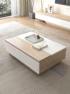 ตารางที่หรูหราไม้ Mdf เฟอร์นิเจอร์ตู้ที่ทันสมัย<span class=keywords><strong>2022</strong></span>ห้องนั่งเล่นหรูหราศูนย์ทีวียืนและชุดโต๊ะกาแฟ - Product Image 4