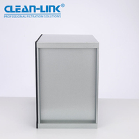 Filtre à air de boîte de Hepa plissé profond à haute efficacité capot à flux laminaire filtre Hepa H14 pour filtre à air de Turbine à gaz industrielle