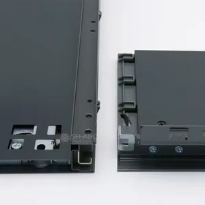 Pelari rel teleskopik panduan saluran kabinet perangkat keras furnitur pelat bantalan bola ekstensi penuh geser - Product Image 4