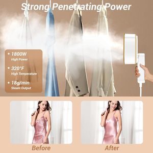 Generador de vapor de temperatura ajustable de mini plancha portátil inteligente con pantalla digital de 1200W para <span class=keywords><strong>planchas</strong></span> de vapor de mano - Product Image 4