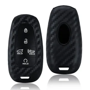 Étui à clés en silicone pour Hyundai Palisade 2023 Tucson <span class=keywords><strong>Santa</strong></span> <span class=keywords><strong>Fe</strong></span> 2021 <span class=keywords><strong>2022</strong></span> Atos Solaris <span class=keywords><strong>Prime</strong></span> Nexo Sonata Staria Ioniq - Product Image 4