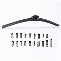 Escobilla Limpiaparabrisas Convencional HESITE Disponible en 12-30 Pulgadas con 19 Adaptadores para Ford Serie F, Chevrolet Sonod, Jeep Grand Cherokee