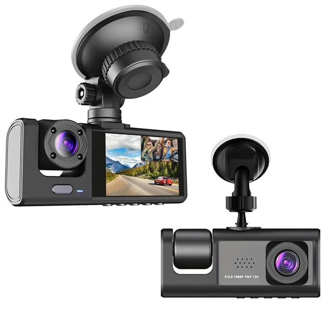 2.0 Inch Screen WIFI Dual Dash Camera for Car Front and Inside Dash Cam Car Security Video Recorder with Audio 1080P Vehicle Cam