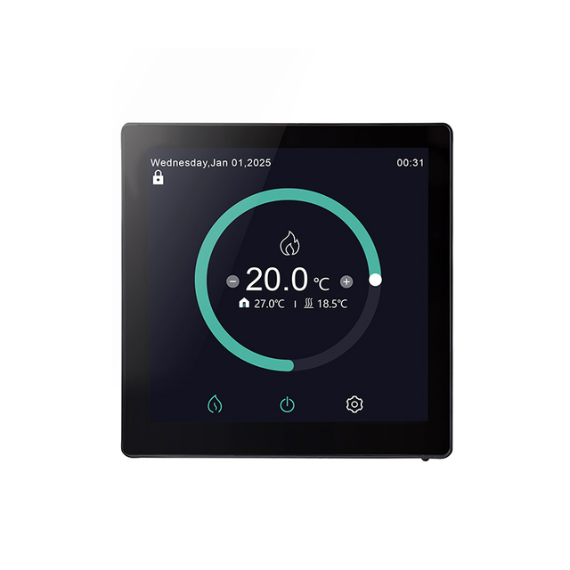 Tuya Zigbee Smart Thermostat 4" Full Screen 16A Electric Floor Heating Controller for Alexa Google Home Programmable Regulator