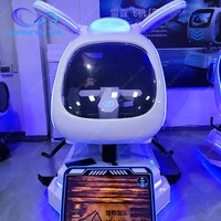Cine VR 9D en Oferta, Helicóptero de Dos Plazas con Pantalla, Juego de Realidad Virtual de Vuelo y Tiro para Parque de Atracciones VR