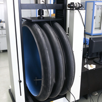 Testeur de rigidité universel pour anneaux de tuyaux EYQT-W10 avec double espace de test et arrêt automatique pour l'inspection des performances des tuyaux en plastique en laboratoire