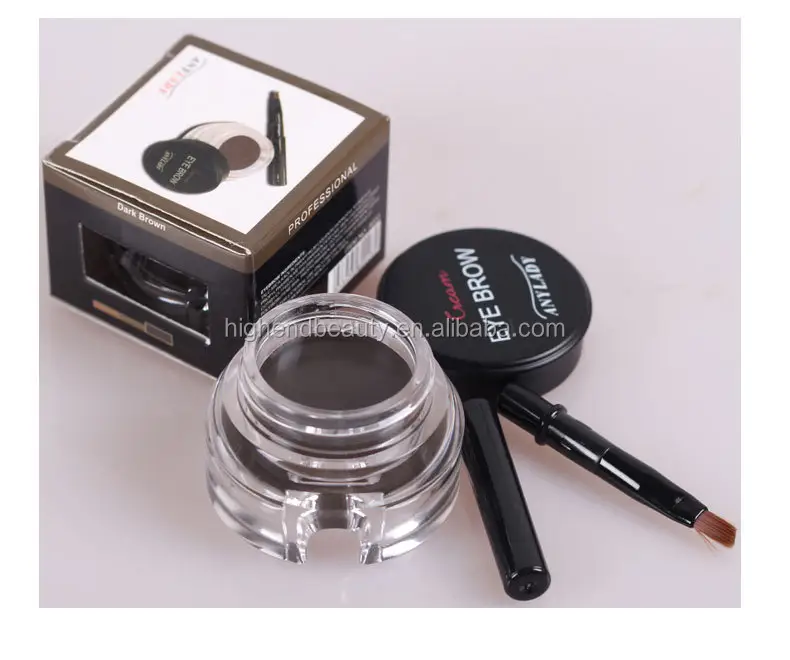 Private label Your own brand makeup eyebrow best selling products eyebrow gel waterproof eyebrow pomade 3 colors