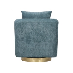 Muebles de terciopelo modernos para sala de estar, sillón individual de lujo para Hotel, silla giratoria de estilo moderno - Product Image 5