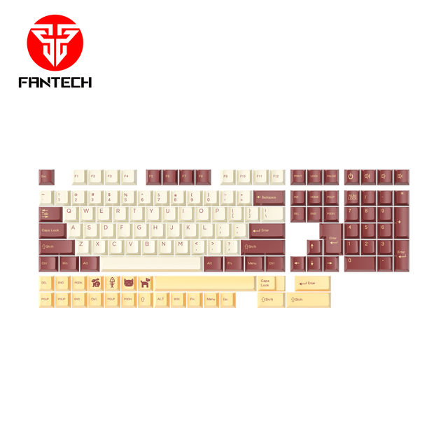 FANTECH VIBE ACK01 Customize Wholesale Hot Selling Cherry Profile Double Injection PBT Keycaps Set