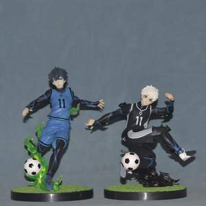 2 Styles 20CM <span class=keywords><strong>Blue</strong></span> <span class=keywords><strong>Lock</strong></span> Isagi Yoichi Nagi Seishiro Figurine <span class=keywords><strong>Anime</strong></span> PVC Figure - Product Image 1