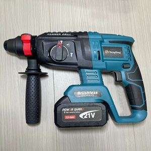 Tác động khoan tay + Máy mài góc + búa + Bộ công cụ + Pin + Sạc/công cụ Lithium không chổi than 3 chiếc - Product Image 2