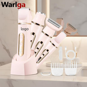 Tondeuse à cheveux 4 en 1 Épilateur électrique pour les zones intimes Aisselles Ligne du bikini et poils du corps Épilation complète du corps pour femmes - Product Image 3