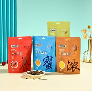 Sacs en plastique personnalisés imprimés, qualité alimentaire, refermables, anti-humidité et anti-odeur, avec fermeture éclair, pour snacks - Product Image 5