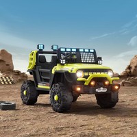 Voiture électrique tout-terrain pour enfants, quad à quatre roues, télécommandée, à double transmission, rechargeable, jouet pour enfants