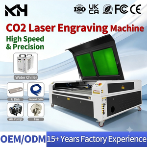 เครื่องแกะสลัก CO2 คุณภาพสูง ระบบระบายความร้อนด้วยน้ำ รองรับ BMP DXP ระบบควบคุม Ruida สำหรับไม้ ยาง หิน แก้ว ไม้อัด MDF - Product Image 4