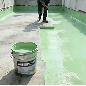 Revestimiento para Techos Exteriores, Sellador Resistente a Grietas para Paredes y Terrazas <span class=keywords><strong>de</strong></span> Concreto, Protección Impermeable - Product Image 1