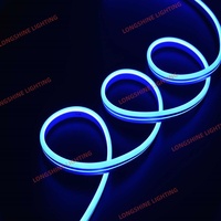 Bande lumineuse LED néon flexible étanche en silicone pour éclairage latéral, idéale pour l'éclairage publicitaire résidentiel - Vente directe usine
