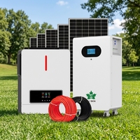 Système d'énergie solaire 48V 51.2V 5KW 10KW 20KW 30KW 60kwh, kit complet de panneaux solaires, systèmes de batteries domestiques, batterie solaire Lifepo4