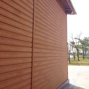 Revestimiento de Pared Decorativo de Madera y Plástico Compuesto, Panel de Pared WPC para Exteriores, Anti-UV, Directo de Fábrica - Product Image 3