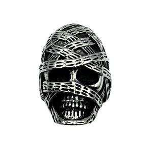 Anillo de Acero Inoxidable 316L para Hombre, Anillo Gótico al por Mayor, Variedad de Anillos de Calavera Vintage para Motociclistas, Joyería Vikinga para Hombre, Accesorio - Product Image 5