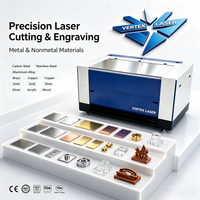 Machine laser CO2 à double source de fibres 1390 avec table 1300x900 pour la découpe et la gravure de feuilles de cuivre, d'or, d'argent, d'alliage, d'acrylique et de bois