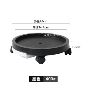 Поддон для растений с колесами, круглый цветочный горшок - Product Image 5