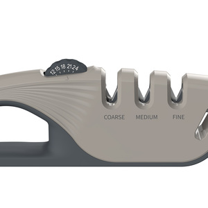 <span class=keywords><strong>Afilador</strong></span> de Cuchillos Manual con Ángulo Ajustable y Perilla Giratoria, Herramienta Multifuncional para Afilar Cuchillos y Tijeras de Cocina para Uso Doméstico - Product Image 6