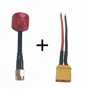 Antenne Wi-Fi champignon 5.8 GHz 2.5 dBi à gain élevé, longue portée, pour extérieur, avec connecteur XT60 pour aile de drone - Product Image 4