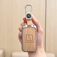 Étui de protection pour clé de voiture Zeekr en alliage de zinc, compatible avec Zeekr 001 2025, 001FR, 007, 009, 7X, X 2021-2025, porte-clés, accessoires