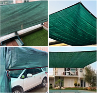 Groene HDPE schaduwnet 35%-95% schaduwgraad 3x50m UV-bestendig voor kas, boerderij, tuin, planten, zonwering