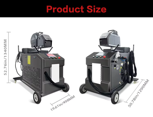 Soudeuse laser portative 1500W 2000W 3000W 4-en-1 pour soudage, découpe et nettoyage sans soudure de l'acier inoxydable - Product Image 6