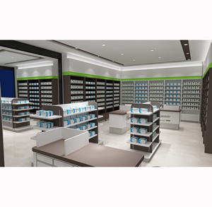 Conception de chaussures de pharmacie classique du fournisseur professionnel de meubles commerciaux - Product Image 1