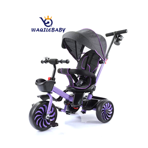 WQL-Poussette 4 en 1 à 3 roues pour enfants, parapluie, poussette pour bébé - Product Image 3