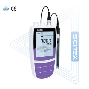 SCITEK -2.000 à 20.000pH pH-mètre/ORP-mètre portable, précision ±0.002pH, entièrement calibré de 1 à 5 points pour laboratoire - Product Image 1