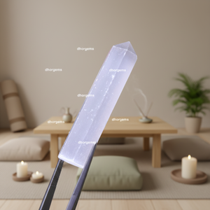 หินลาบราโดไรต์สีผสมแบบไฮแฟลช รูปทรงพีระมิดข้าวหลามตัด ขัดเงาด้วยมือ ใช้สำหรับเรียกพลังงาน ปรับสมดุลจักระ - Product Image 1