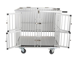 HF पेशेवर छोटे पालतू जानवर पिंजरे चल पिंजरे ट्राली पालतू वाहक एल्यूमीनियम कुत्ते संभाला पालतू पिंजरों - Product Image 6