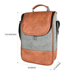 Bolsa <span class=keywords><strong>de</strong></span> botella <span class=keywords><strong>de</strong></span> <span class=keywords><strong>vino</strong></span> <span class=keywords><strong>de</strong></span> cuero <span class=keywords><strong>de</strong></span> lujo a prueba <span class=keywords><strong>de</strong></span> fugas personalizada, bolsa <span class=keywords><strong>de</strong></span> <span class=keywords><strong>vino</strong></span> con aislamiento <span class=keywords><strong>de</strong></span> 2 botellas - Product Image 5