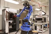 Robot Arm YASKAWA GP180 6 Axis Presisi Tinggi, Sistem Otomasi Pengelasan MIG TIG Arc dengan PLC Cerdas untuk Pemolesan