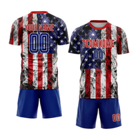 Kits de maillots de football à séchage rapide évacuant la transpiration de haute qualité vêtements de football avec logo personnalisé et nom de l'équipe uniforme d'entraînement OEM