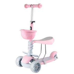 Trottinette de cyclisme d'extérieur pour enfants, trottinette de skateboard pour enfants, roues en PU et cadre en fer, siège inclus, pour 0-6 ans, extérieur - Product Image 1