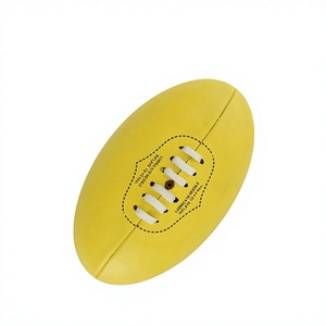<b>Mini</b> Australian Rules Football Ball Custom Logo Supplier PVC Rubber Size 1 2 Promotional Toy OEM Small Training Kids Wholesale - Product Image 1