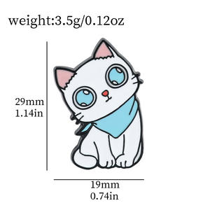 Dessin animé <span class=keywords><strong>lecture</strong></span> kitty drôle vilain course animal de compagnie dormir épingles de chat noir - Product Image 3