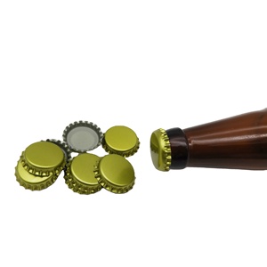 Tapa DE CORONA DE HIERRO cromado de hojalata de 26mm para botella de cerveza, botella de bebida - Product Image 6