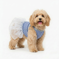Elegantes Luxuriöses Modernes Hunde-Ballettkleid aus Baumwolle für Frühling und Sommer