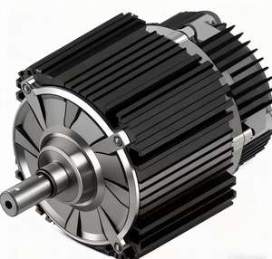 कम आरपीएम स्थायी चुंबक जनरेटर, कस्टम वोल्टेज 12 वी/24v/48v और आरपीएम, पवन/जल मुक्त ऊर्जा प्रणाली के लिए - Product Image 2