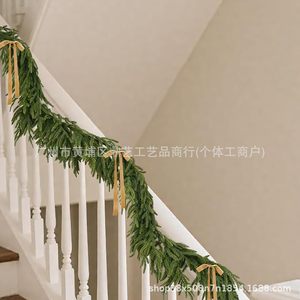 Rama Artificial de Pino Norfolk de 1.8m, Guirnalda Verde para Decoración de Chimenea, Decoración Interior y Exterior, Adorno Colgante para Mesa - Product Image 3