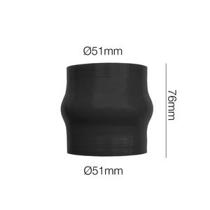 Manguito de fuelle para sistemas de refrigeración Manitor, diámetro interior de 76 mm, 51 mm - Product Image 1