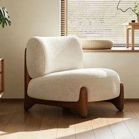 Canapé inclinable moderne pour salon, avec coussin en éponge douce, structure en bois massif, design ergonomique, housse amovible - Chambre, balcon