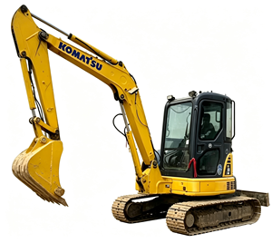 รถขุดมือสอง Komatsu PC55MR PC40MR-2 รถขุดขนาดเล็กมือสองแท้ Komatsu Pc35mr 40mr 50mr ยางพร้อมส่ง - Product Image 1