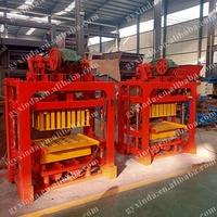 Machine à briques semi-automatique résistante à l'abrasion pour pavés, machine à fabriquer des briques autobloquantes, machine à blocs de béton pour briqueterie